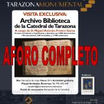 Visita Archivo Biblioteca Catedral de Tarazona. 6 mayo 22